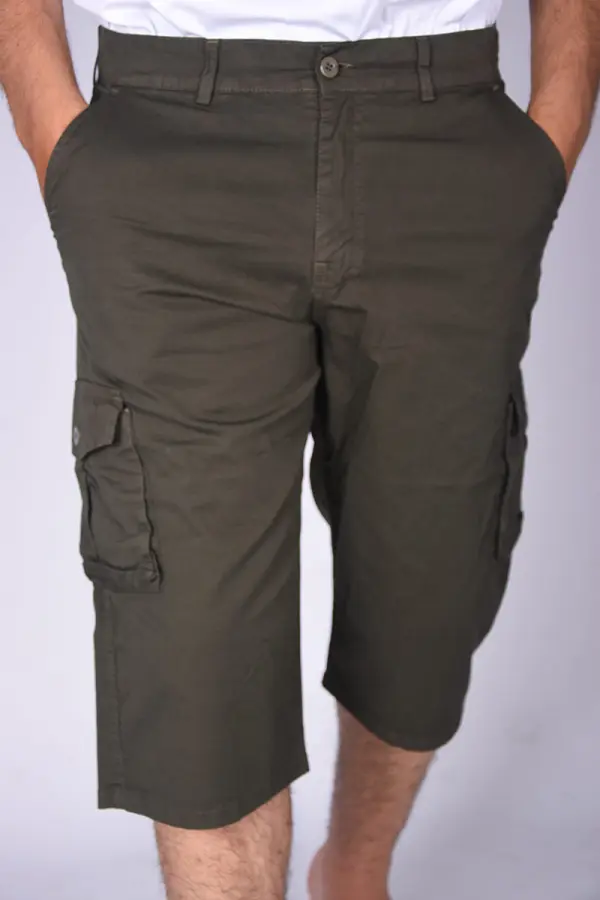 Pantacourt Massimo En Toile Léger Ref-RV0009228 ( Vert Royale )