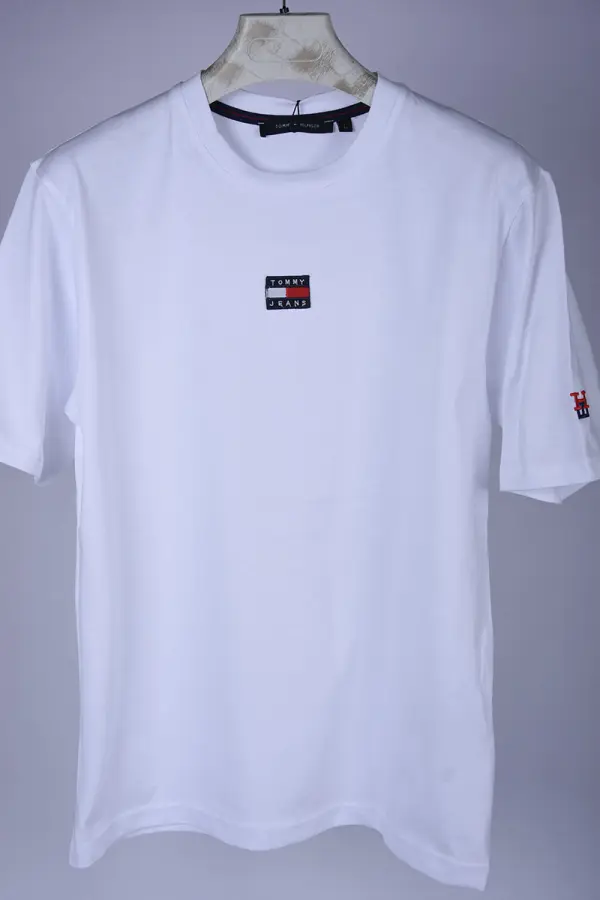 Pack de 3 T-shirts De Luxe en pur coton Ref-TSH03220 ( Blanc + Noir + Vert )